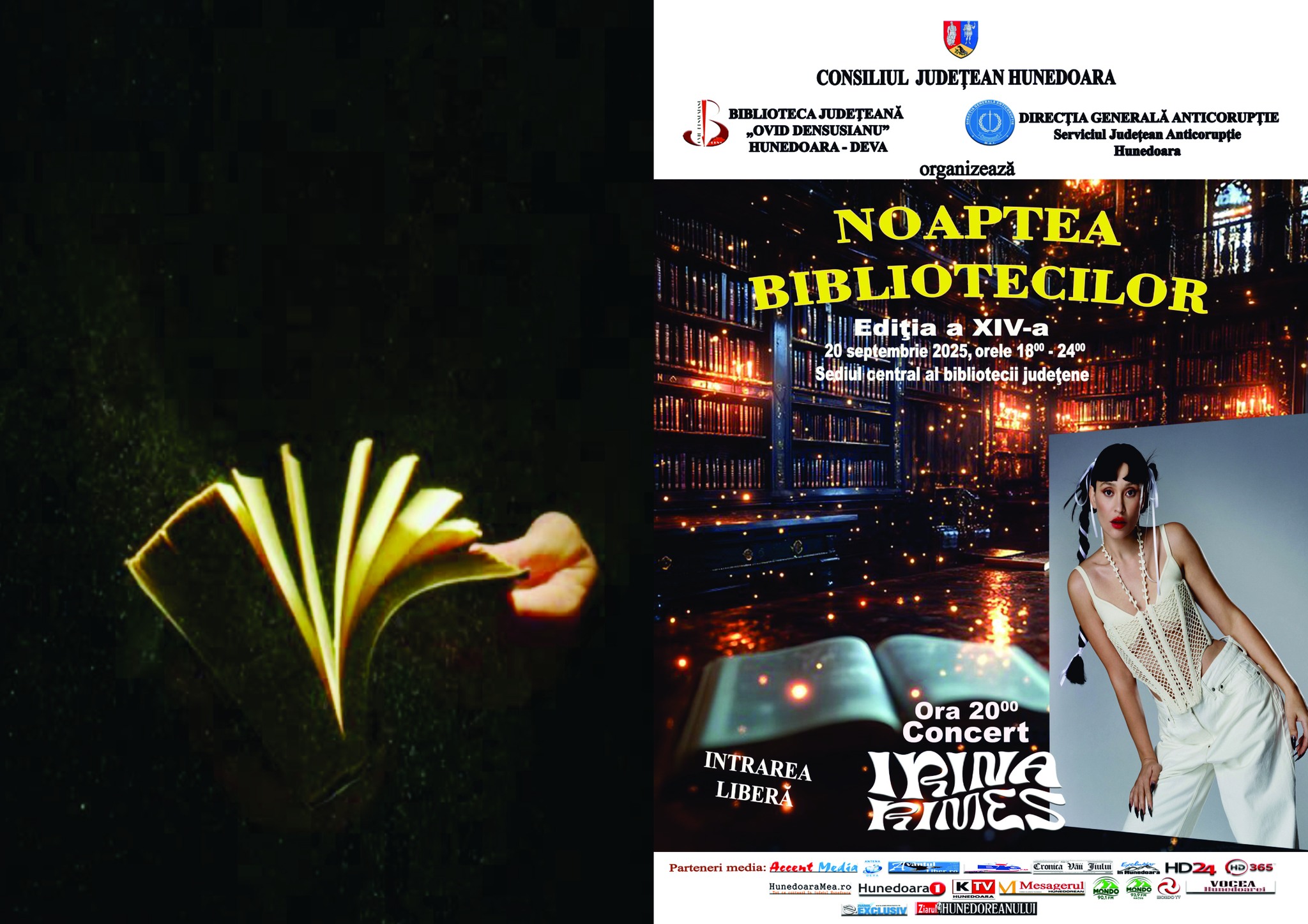 Noaptea Bibliotecilor la Deva – ediția a XIV-a: cultură, spectacole și surprize pentru toate vârstele