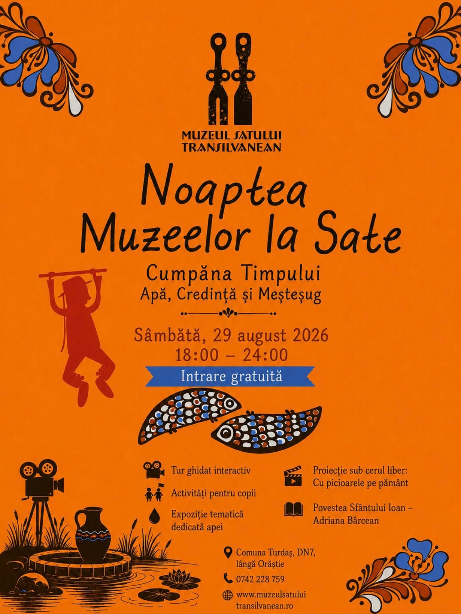 Noaptea Muzeelor la Sate, sărbătorită la Muzeul Satului Transilvănean
