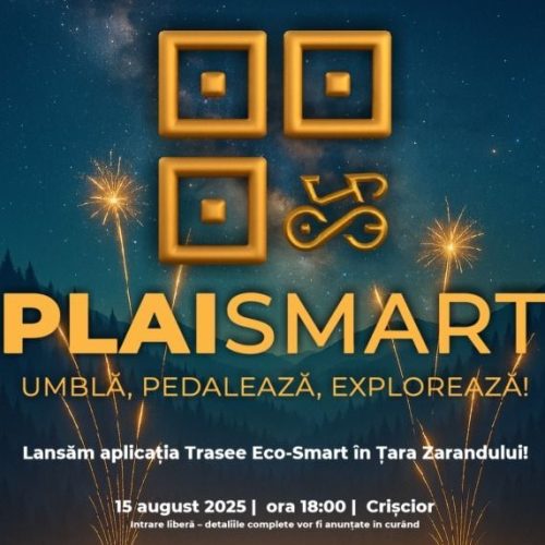 PLAISmart Fest la Crișcior. Se lansează aplicația care pune Țara Zarandului pe harta turismului