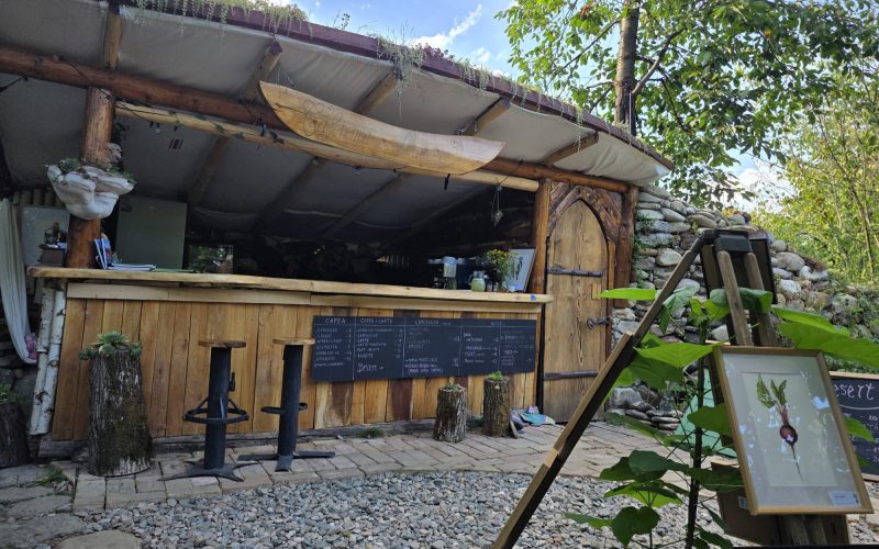 Cafeneaua cu hamace de la poalele Retezatului. Locul în care timpul curge altfel, iar cafeaua are gust de… vacanță