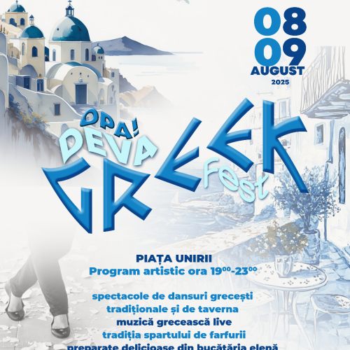 Dansuri, muzică și arome grecești, la Deva Greek Fest